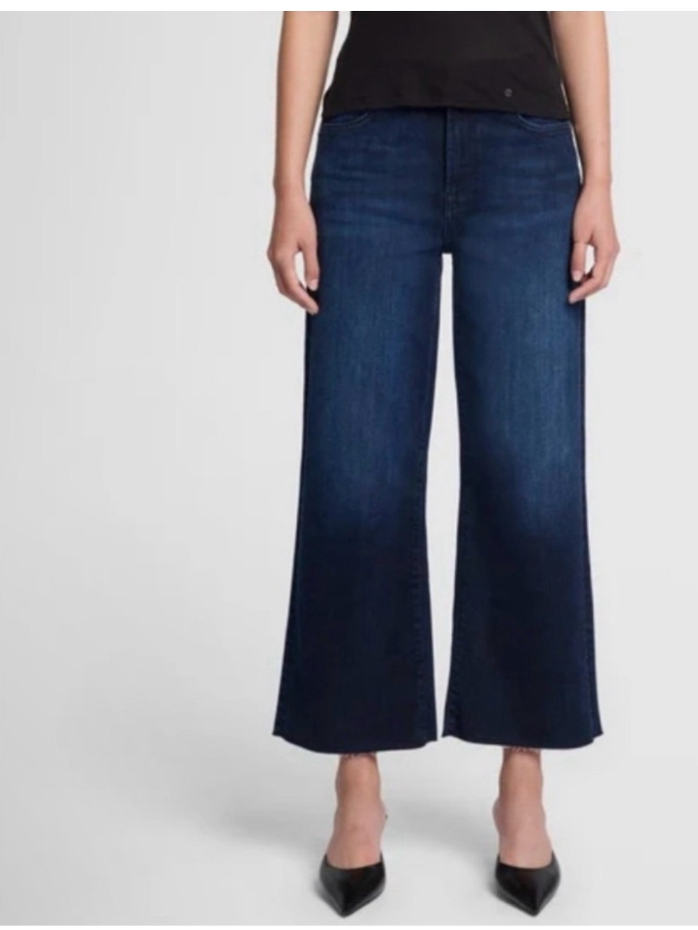7 for all Mankind Alexa Cropped Trouser Jeans, Size 32. NWT